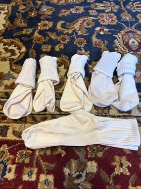 Women's Athletic Crew Socks - Cream Comfort (6 Pack)